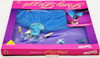 Barbie Party Dazzle Fashion Blue Prom Dress 1992 Mattel No. 3615 NRFB