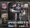 NFL Pro-Bots New England Patriots #12 Tom Brady Action Figure 2008 NRFP