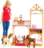 Barbie Sweet Orchard Farm Vet Doll and Playset with 7 Animals Mattel GCK86