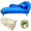 Royal Blue Chaise Lounge For Sleeping Beauty Doll Franklin Heirloom USED