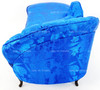 Royal Blue Chaise Lounge For Sleeping Beauty Doll Franklin Heirloom USED