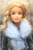 Fashion Fever Barbie Doll Blue and Gray Fur Collar Coat 2006 Mattel J1385