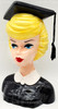 From Barbie with Love Graduation 1963 Sculpted Vase Enesco 1994 NEW