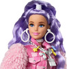 Barbie Extra Doll & Accessories with Long Periwinkle Hair & Puppy Mattel GXF08