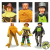 Lot of 3 Vintage The Wizard of Oz 8" Articulated Figures Mego 1971-1973 USED