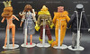 Lot of 5 Vintage The Wizard of Oz 8" Articulated Figures Mego 1971-1974 USED