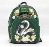 Harry Potter Slytherin House Floral Tattoo Mini Backpack 2023 Loungefly