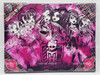 Monster High 12" x 16" LED Canvas Wall Draculaura Clawdeen Art 2012 Mattel NEW