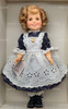 Shirley Temple Blue Dress Lace Apron 11" Poseable Doll 1982 Ideal Toy Corp NRFB