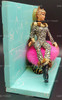 Barbie Lounge Kitties Leopard Doll w/ Pink Ottoman 2004 Mattel B3417 NEW