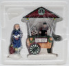 Snow Village Starbucks Coffee Cart Handpainted Ceramic 1995 Department 56 #54870