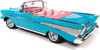 Barbie 1957 Chevy Bel Air Blue 1/18 Scale Die-Cast Car Silver Screen Machines