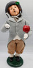 Byers' Choice Carnival Caroler Boy w/ Candy Apple 2001 USED RARE