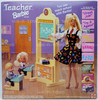 Barbie Teacher Doll Set Blonde Hair Girl Black Hair Boy 1995 Mattel #13914 NRFB