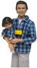Barbie Happy Family Alan & Ryan Dad & Son Doll Set 2002 Mattel 56710