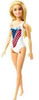 Barbie Swim Doll American Flag Bathing Suit 2015 Mattel DRD57