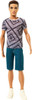 Barbie Fashionistas Ryan Ken Doll with Green Shorts and Shirt 2014 Mattel CFG20