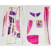 Pink Jumbo Jet Playset For Fashion Dolls American Plastic Toys Inc. #9080 USED
