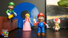 The Super Mario Bros. Movie Lot of 4 Action Figures Mario, Luigi, Toad, Peach