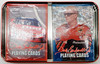 NASCAR Lot of 2 Dale Earnhardt Jr. & Senior Playing Cards W/ Collector Tins NEW