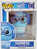 Funko POP Disney Pixar Inside Out Sadness Vinyl Figure #133 NEW