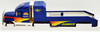 Sunoco Pro-Stock Transporter With Live-Action Stock Car 2000 NEW
