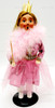 Byers' Choice Halloween Carolers Girl in Pink Fairy Princess Costume Figure USED