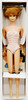 Barbie Vintage 1962 Blonde Bubble Cut Midge Doll in Pink Striped Swimsuit