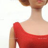 Vintage 1961 Titian Bubble Cut Barbie Doll in Red Swimsuit By Mattel Japan