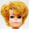 Vintage 1964 Blonde Bubble Cut Barbie Doll in Red Swimsuit By Mattel 850