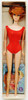 Vintage 1961 Redhead Bubble Cut Barbie Doll in Red Swimsuit By Mattel 850 Japan