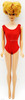 Vintage 1962 Blonde Bubble Cut Barbie Doll in Red Swimsuit By Mattel 850 (2)