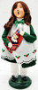 Byers' Choice Carolers Girl With Jack In The Box 9" Figure 2001 USED