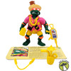 Teenage Mutant Ninja Turtles 1992 Beach Combin' Mike With File Card Playmates