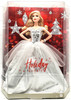 Barbie Signature Holiday Doll Blonde Wavy Hair in Silver Gown 2021 Mattel #GXL21