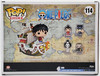 Funko POP Rides One Piece Luffy with Thousand Sunny 114 Vinyl Figure