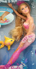 Barbie Splash and Style Mermaid Doll with Angel Fish 2008 Mattel M9311