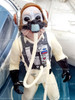Star Wars Power of the Jedi B-Wing Fighter with Sullustan Pilot 2001 Hasbro