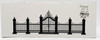 Department 56 Village Wrought Iron Gate and Fence 9 Piece Set Metal Accessory