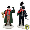 Department 56 Town Crier and Chimney Sweep Heritage Village Porcelain Figures