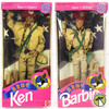 Barbie & Ken Pair of Stars 'n Stripes Army Dolls Special Edition Mattel NRFB