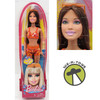 Barbie Bath Play Fun Teresa Doll In Orange Bikini 2010 Mattel T7186 NRFP