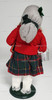 Byers' Choice Schoolgirl With Pail & Chalkboard Figure 1993 Signed By Byer Used