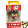 The Simpsons Pocket Pop! Funko Scratchy Vinyl Figure Keychain NRFB