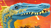 Jurassic World Action Attack Suchomimus Dinosaur Figure 2017 Mattel FVJ94