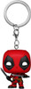 Funko Pop Keychain Deadpool and Wolverine Deadpool Bobble-Head Keychain