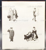 Department 56 Busy Sidewalks Set of 4 Porcelain Figures