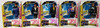 Set of 5 New Kids on the Block In Concert Fashion Figures 1990 Hasbro NRFB