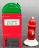 Department 56 Heritage Village Mail Box and Fire Hydrant Metal Accessories 52140