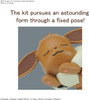 Pokemon 07 Eevee Sleeping Pose Quick Model Kit Bandai